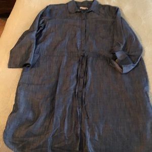 Loft Size L Denim Dress